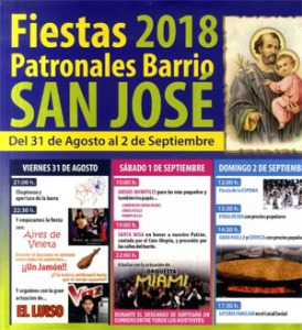 Fiestas del barrio de San José 2018 Fiestas del barrio de San José 2018