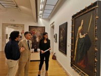 'El milagro de Santa Casilda'' de Zurbarn, ya instalado en el Mubam