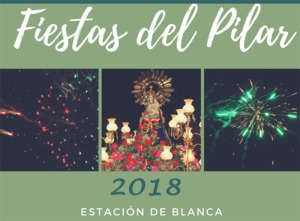 Fiestas del Pilar de la barriada de La Estacin de Blanca