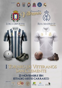 I Torneo de Ftbol Veteranos que enfrentar a Lorca Deportiva y Real Madrid