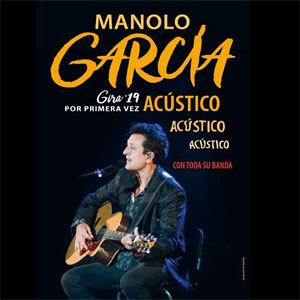 Manolo Garca. Gira Acstico, acstico, acstico.