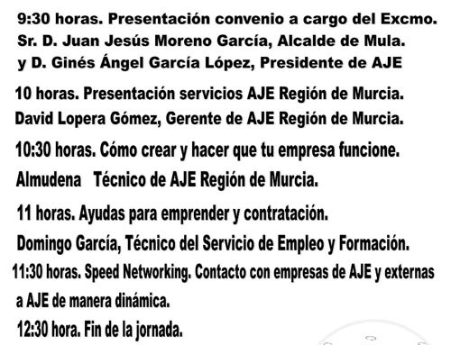 AJE+NETWORKING en Mula