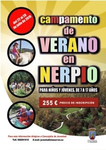 Campamento de verano en Nerpio 2019