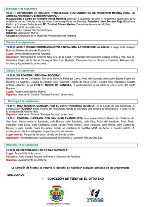 Fiestas de El Otro Lao y El Polvorín 2019