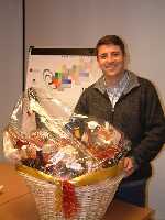 Jos Luis Cerd Daz. <br>Ganador de la Cesta ''Navidad 2003''