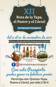 XII Ruta de la Tapa y el Cctel de Calasparra 2019