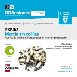 Fuera colillas del centro de la ciudad de Murcia