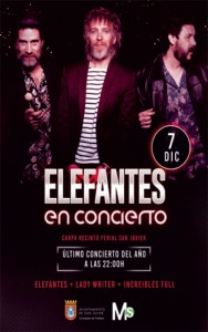 Elefantes + Increbles Full + The Lady Writers
