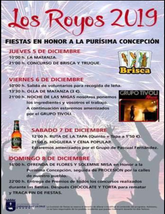 Fiestas de La Purísima - Los Royos 2019