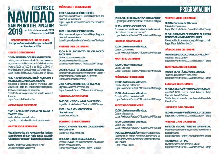 Programa de Navidad de San Pedro