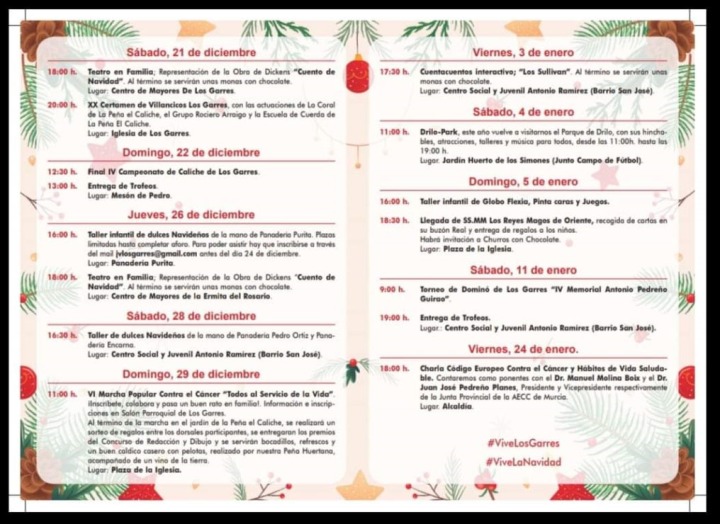 Programa Navideño de Los Garres 