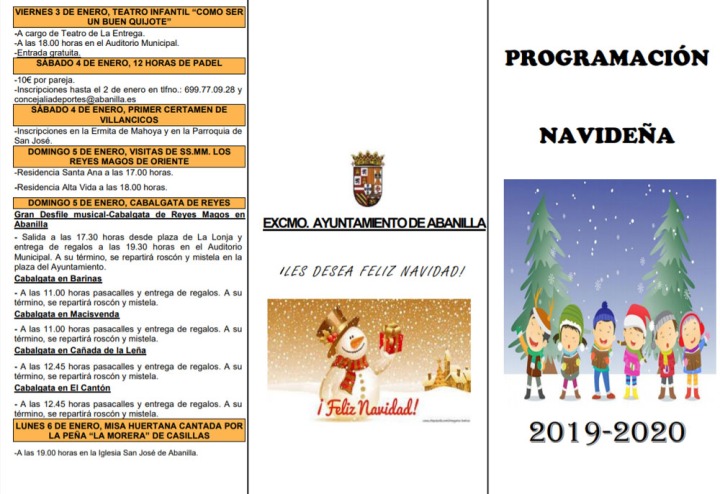 Abanilla en Navidad