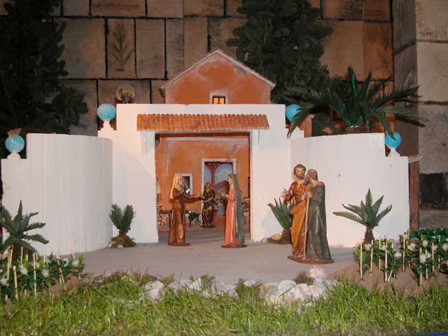 Visita de Mara a su prima Santa Isabel. Beln de la Pava. Regin de Murcia Digital