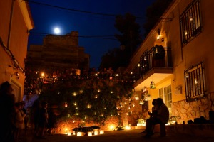 Noche de las velas en Aledo 