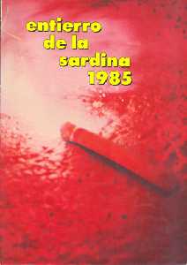 Entierro de la Sardina 1985, portada del libro