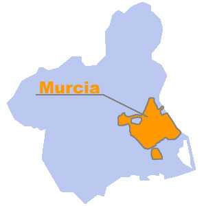 Mapa de situaci�n de Murcia (Abre en ventana nueva)