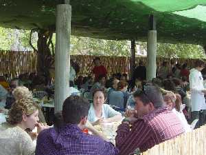 Barraca de la Pea Huertana El Cuartillo - Bando de la Huerta - Fiestas de Primavera 2004 