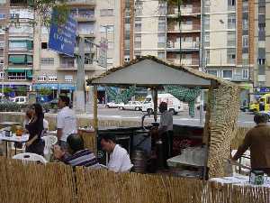 Barraca de la Pea Huertana La Lebrilla -  Bando de la Huerta - Fiestas de Primavera 2004