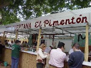 Barraca de la Pea Huertana El Pimentn - Bando de la Huerta - Fiestas de Primavera 2004