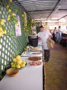 Barraca de la Pea Huertana Las Tenajas - Bando de la Huerta . Fiestas de Primavera 2004