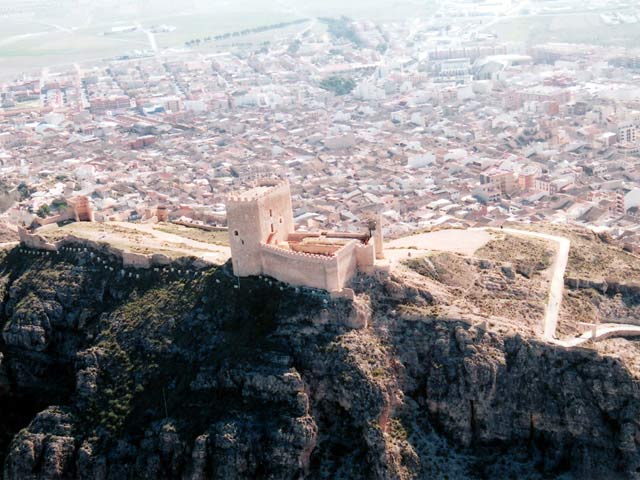 Foto area del Castillo de Jumilla. Enrique