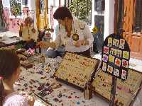 Mercadillo Tradicional El Zacatn, puesto de complementos