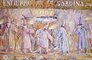 Cartel del Entierro de la Sardina[Muñoz Barberán]