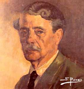 Autorretrato de Pedro Sánchez Picazo de 1922 