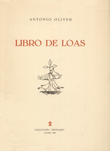 Portada de 'Libro de Loas' 