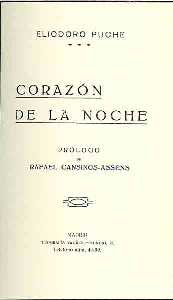 Facsmil de Corazn de la noche[Eliodoro Puche]