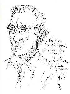 Dibujo de Fernando Martn Iniesta realizado por Jos Lucas [Martn Iniesta]