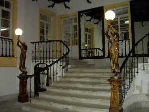 Escalera interior del Casino de Lorca