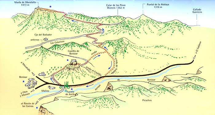 Mapa Sierra de La Muela