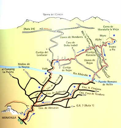 Ruta Huerta de Tenorio y Moratalla La Vieja