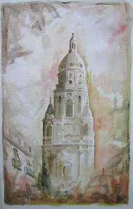 Catedral de Murcia (Acuarela/Papel) Alvaro Tercera Etapa