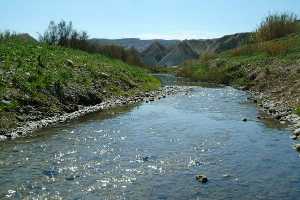 El Río Mula a su paso por Albudeite