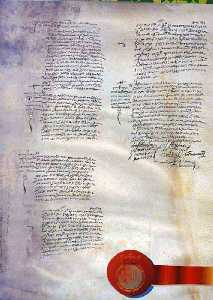 Acta Capitular (siglo XVII) donde por primera vez se mencionan las fiestas