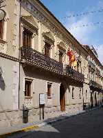 Ayuntamiento de Jumilla Balcn de forja incorporado en 1984 