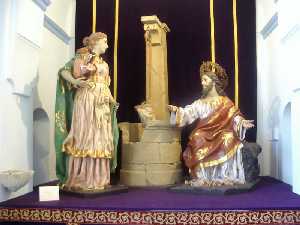 Grupo de La Samaritana [Jumilla_Museo de Semana Santa] 
