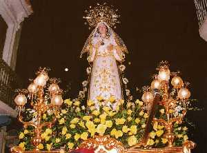 Imagen de la Stma. Virgen de la Soledad 