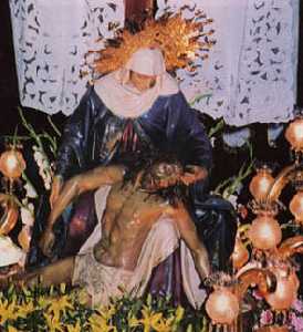 Imagen de la Virgen de la Piedad [Archena_Semana Santa]