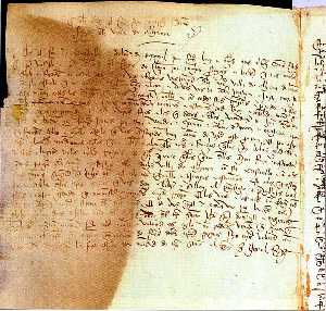 Documento del Seoro de Alhama 