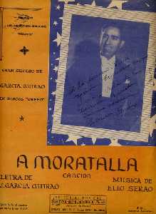  Autgrafo con dedicatoria de Juan Guirao 