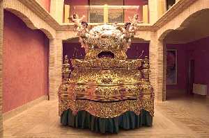 Trono de la Virgen del castillo [Yecla_Museo Mariano Virgen del Castillo]
