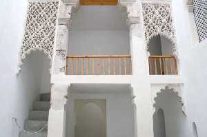 Interior de una vivienda de Medina Siyasa 