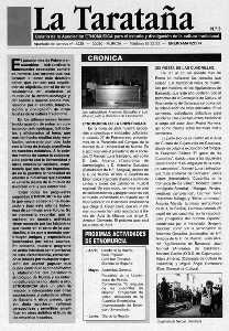 Primer nmero del boletn etnogrfico <em>La Tarataa</em> 