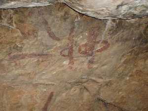 Pinturas rupestres del Abrigo del Pozo en Calasparra 