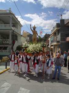 El Resucitado en su trono [Villanueva del Segura_Semana Santa] 