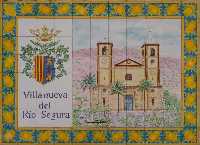 Panel a la entrada del pueblo