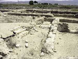 Villa romana de Los Torrejones, un poblamiento de poca romana que sera el nico antecedente en la zona de Yecla al asentamiento islmico 